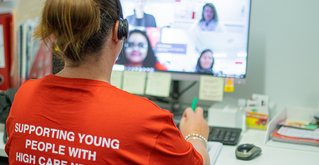 Virtual Support Network To Empower Young People With High Care Needs During Pandemic