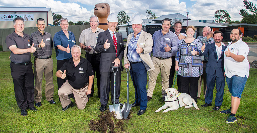 Guide Dogs Sod Turning Large